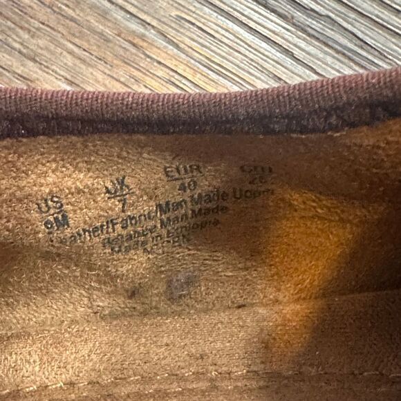 Naturalizer Brown Leather Comfort Slip-On Shoes  Casual Walking Flats Womens 9 - Picture 6 of 8